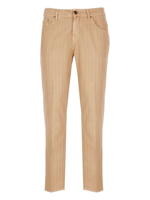 Jacob Cohën herringbone jeans