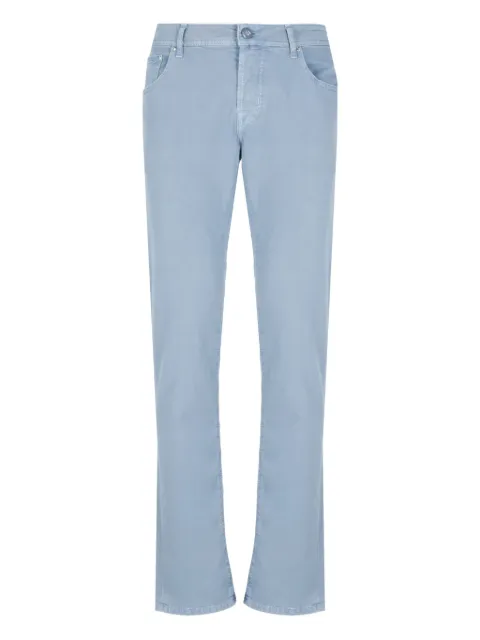 Jacob Cohën logo-patch jeans