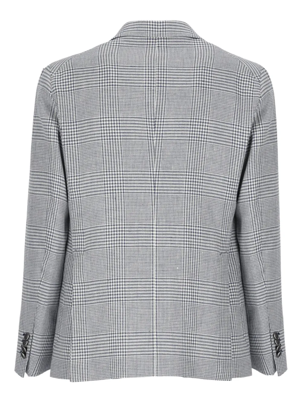 Tagliatore Geruite blazer Blauw
