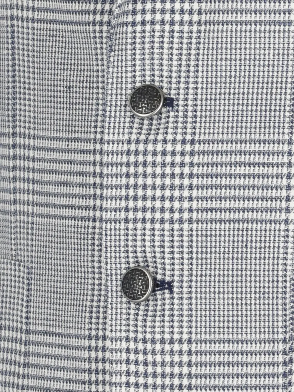 Tagliatore Geruite blazer Blauw