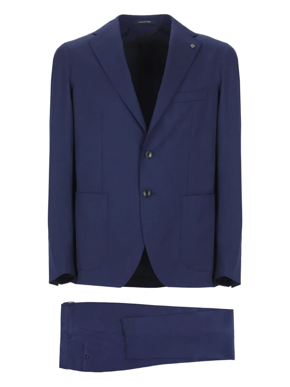 Tagliatore Pak met enkele rij knopen Blauw