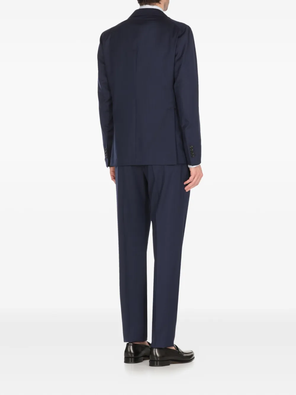 Tagliatore Pak met enkele rij knopen Blauw