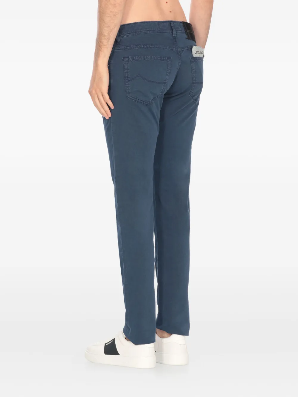 Jacob Cohën Broek met zakdetail Blauw