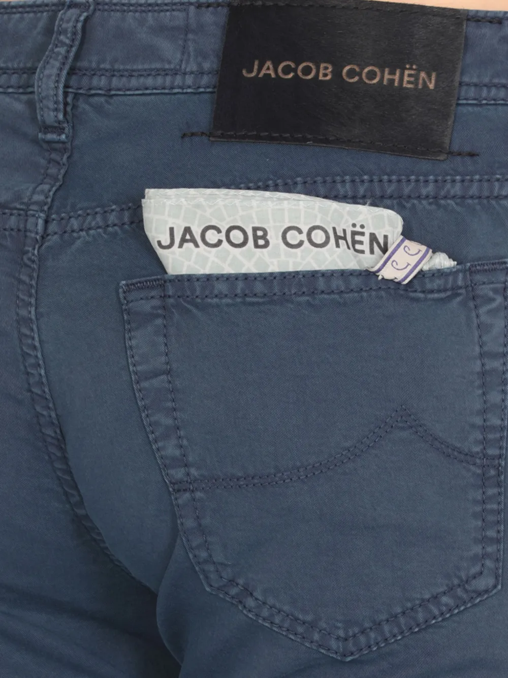 Jacob Cohën Broek met zakdetail Blauw