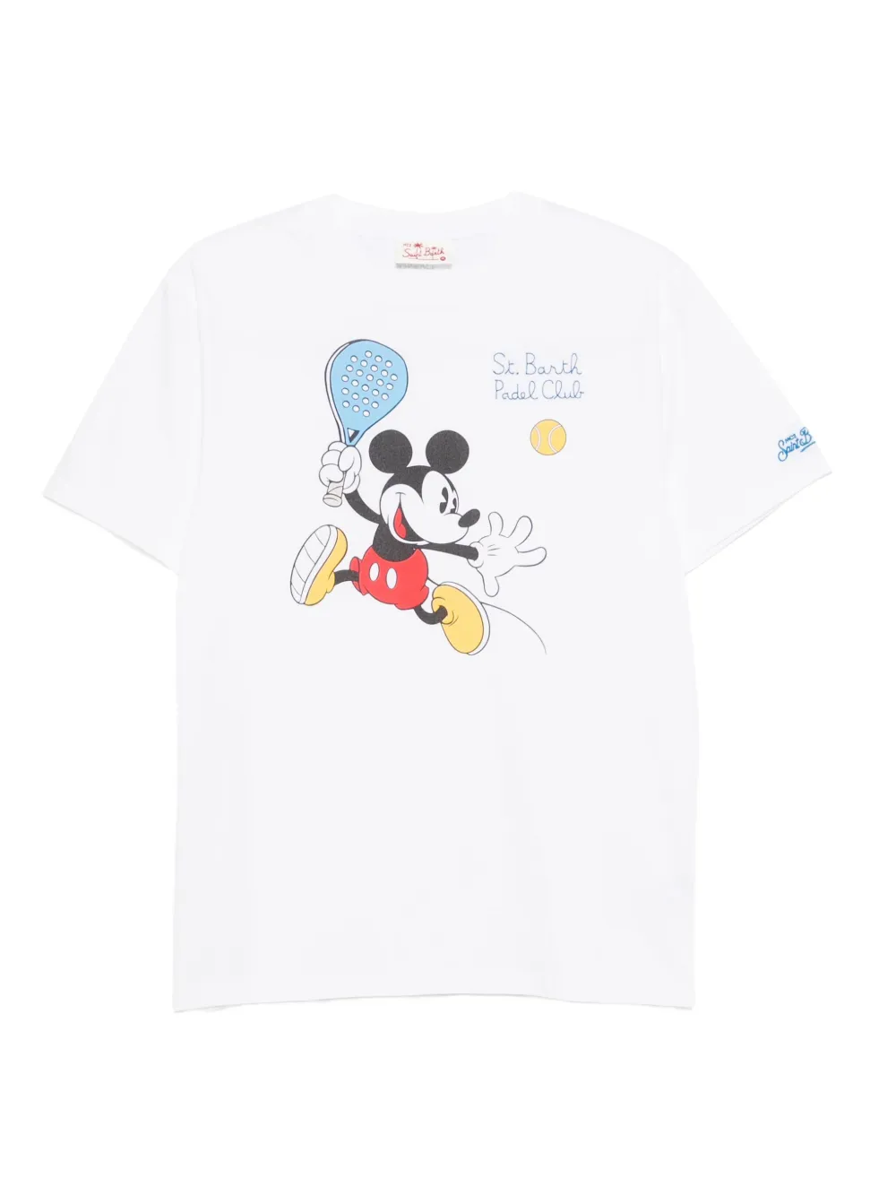 MC2 Saint Barth x Disney Mickey Mouse-print T-shirt Wit
