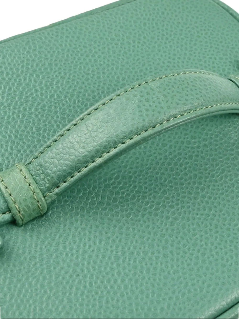 Pre-owned Chanel 1998 Timeless Vanity Handbag In Green