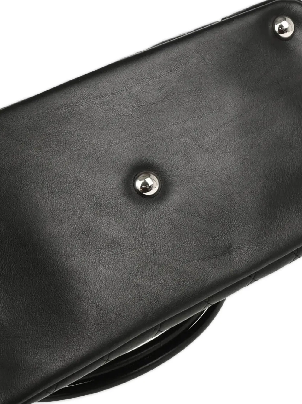 Pre-owned Chanel 2003-2004 Cambon Ligne Tote Bag In Black