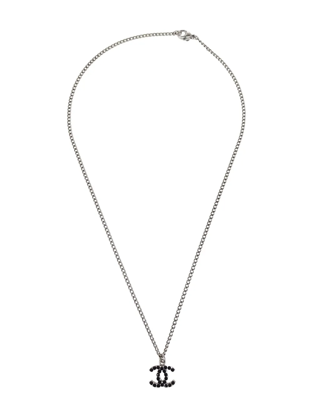 CHANEL Pre-Owned 2005 CC logo-pendant necklace | Silver | Image 1
