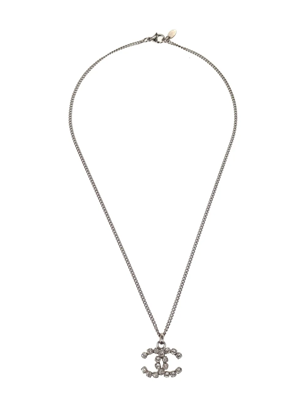 CHANEL Pre-Owned 2004 CC Chain pendant necklace | Silver | Image 1