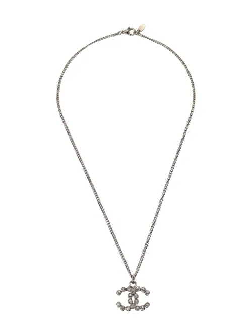 Collier en chaîne à pendentif CC (2004) - CHANEL Pre-Owned - Modalova