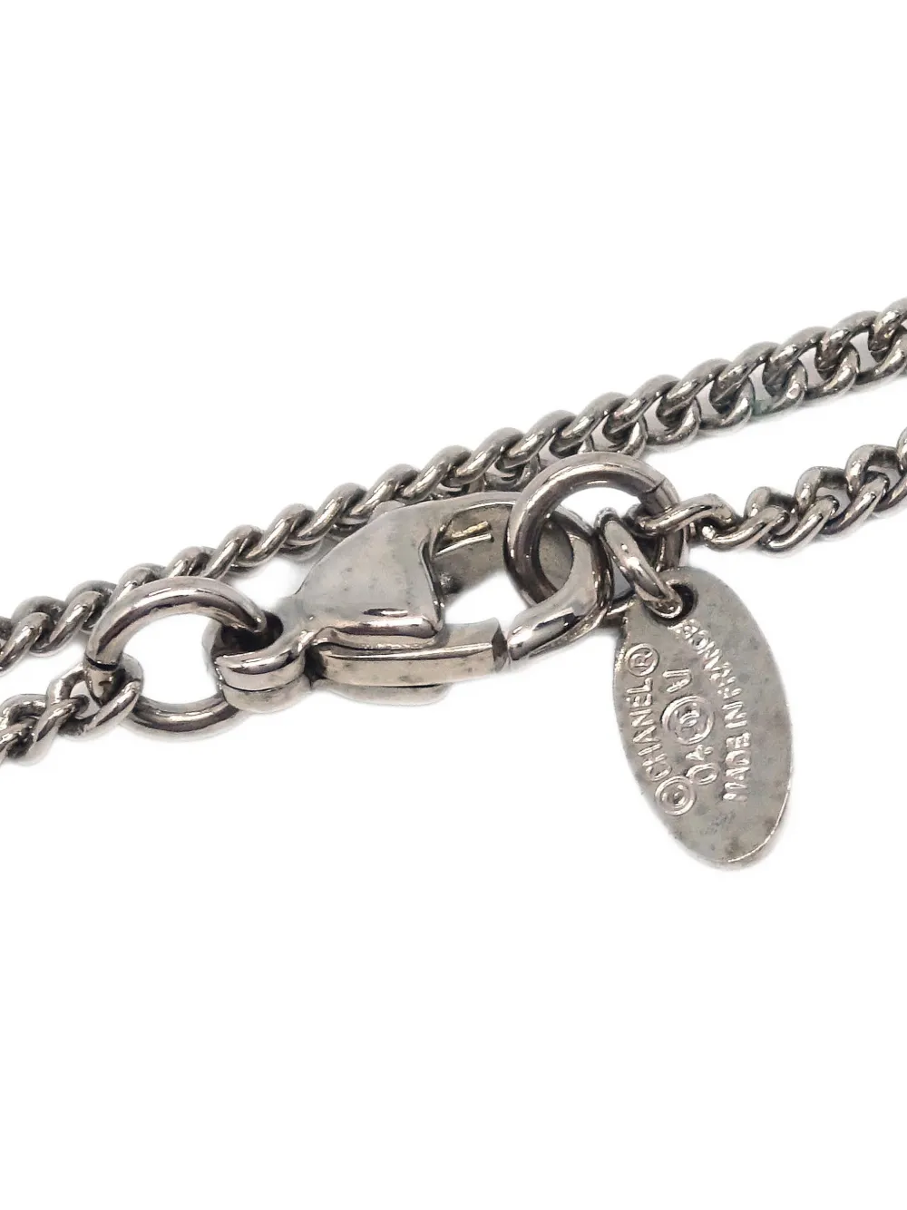 CHANEL Pre-Owned Collana con pendente CC con catena 2004 | Gioielleria Pre-owned | Image 3
