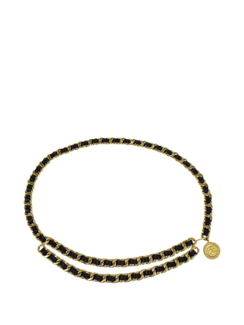 CHANEL Pre-Owned 1990-2000s Medallion chain belt