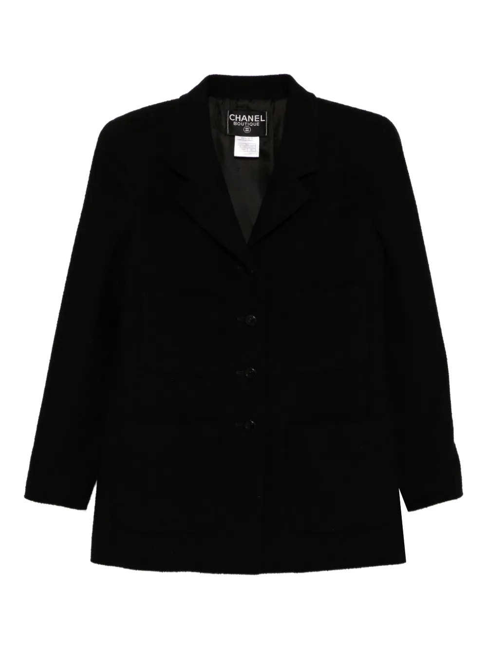 CHANEL Pre-Owned 1998 tweed jacket | Black | Image 1