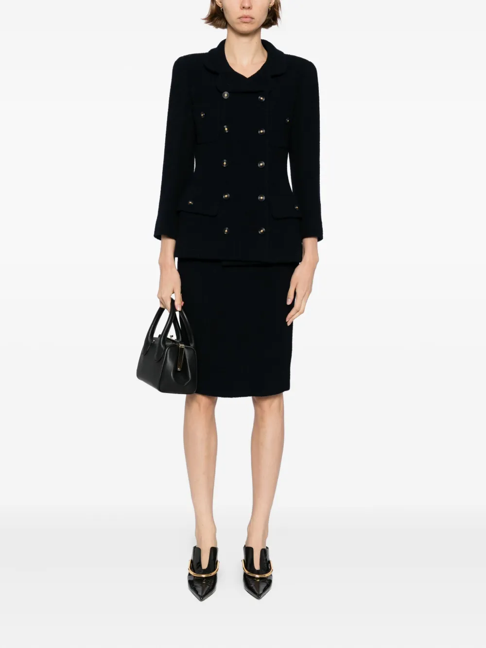 CHANEL Pre-Owned 1995 tweed suit | Image 2