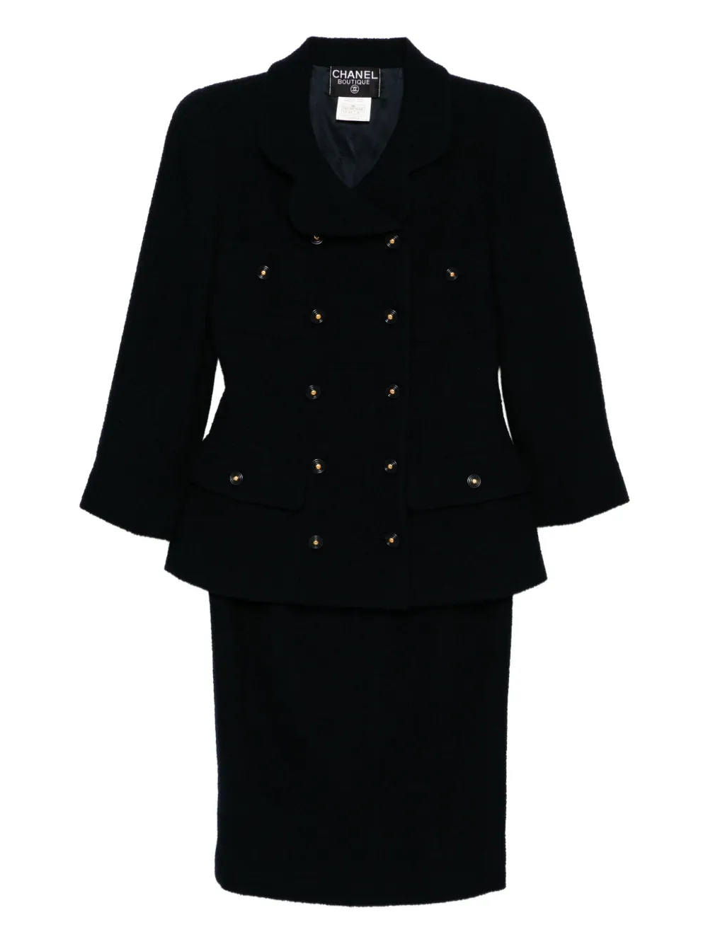 CHANEL Pre-Owned 1995 tweed suit | Blue | Image 1
