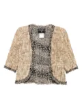 CHANEL Pre-Owned 2003 tweed jacket - Brown