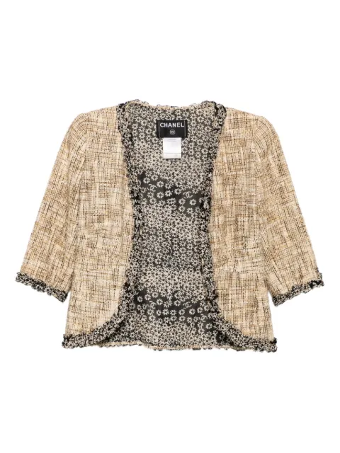 CHANEL Pre-Owned 2003 tweed jacket
