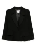 Saint Laurent Pre-Owned 1990-2000s single-breasted blazer - Black