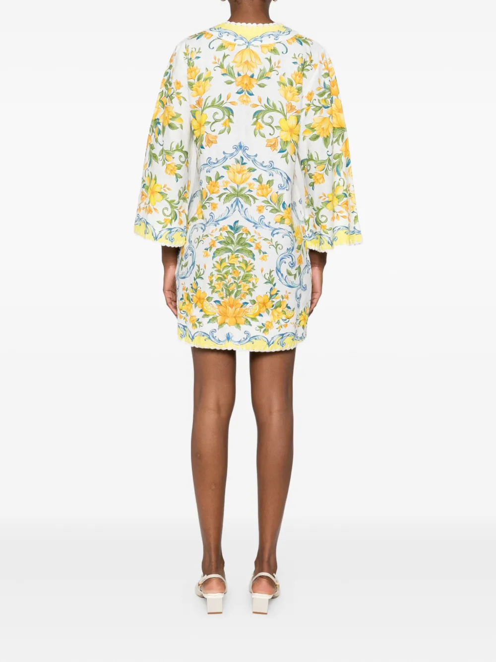 FARM Rio Sicily mini-jurk Wit
