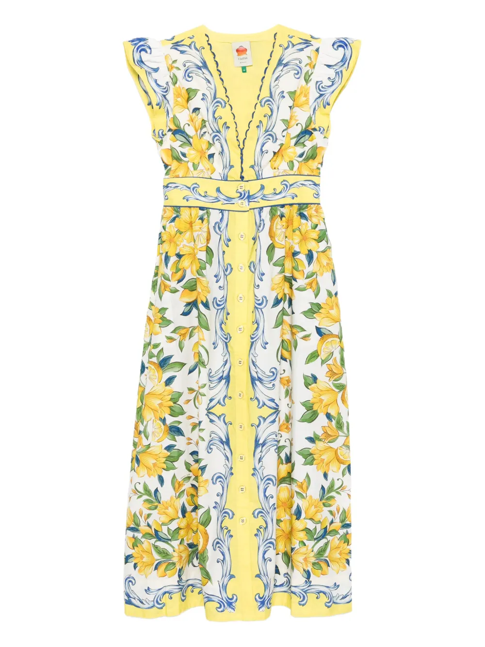 FARM Rio Sicily maxi dress Wit