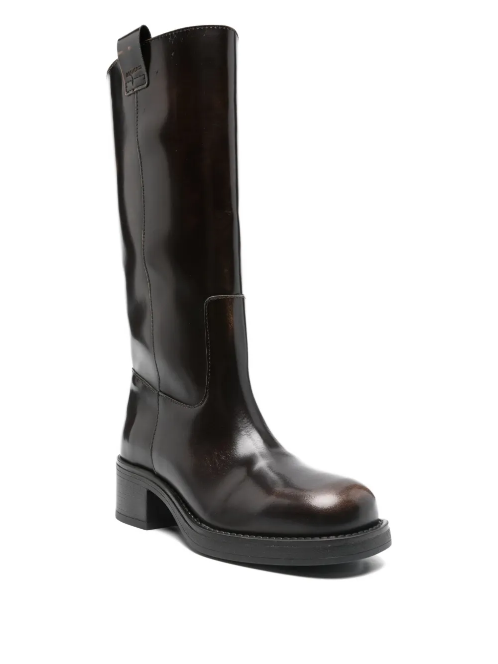 ALOHAS 40mm calf leather biker boots | Biker Boots | Image 2