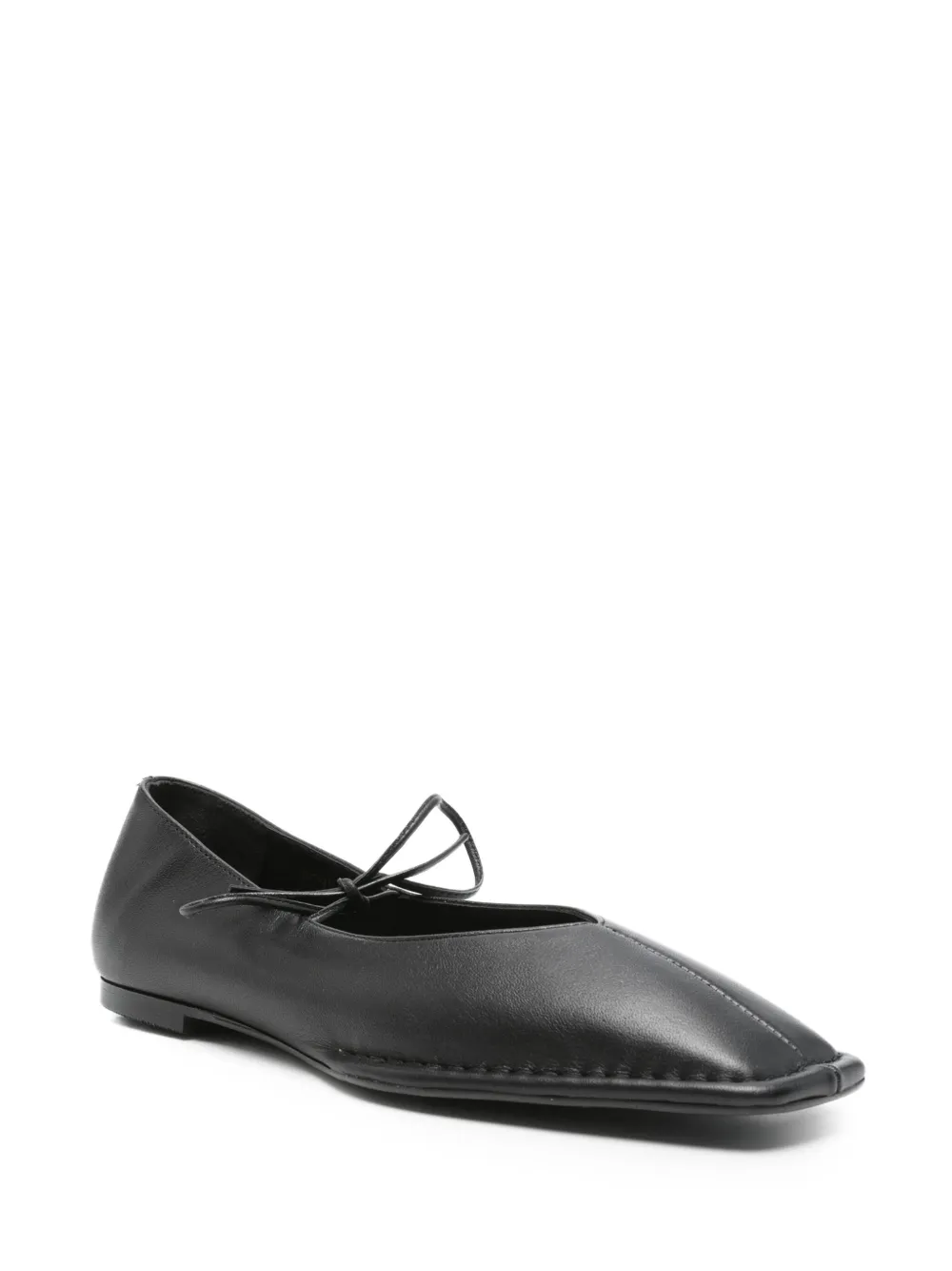 ALOHAS square-toe lace-up ballet flats | Image 2
