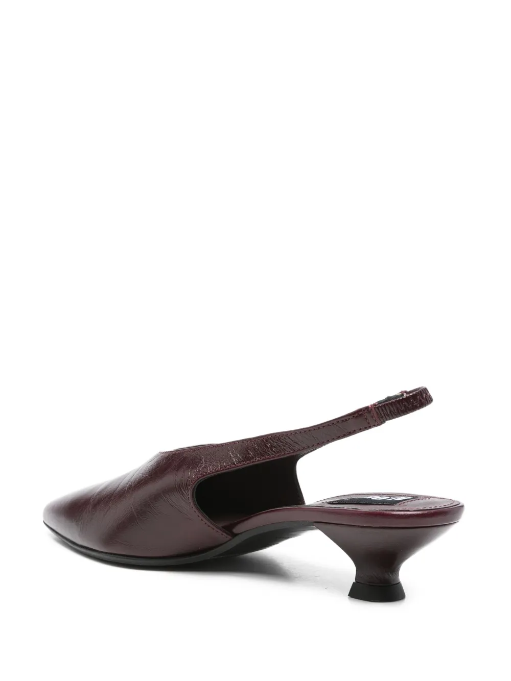 ALOHAS 40 mm slingback pumps met puntige neus en hak Rood