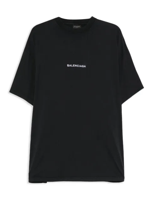 Balenciaga Uniform Merch logo-embroidered T-shirt