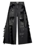 Blumarine distressed-effect jeans - Grey