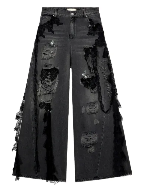 Blumarine distressed-effect jeans