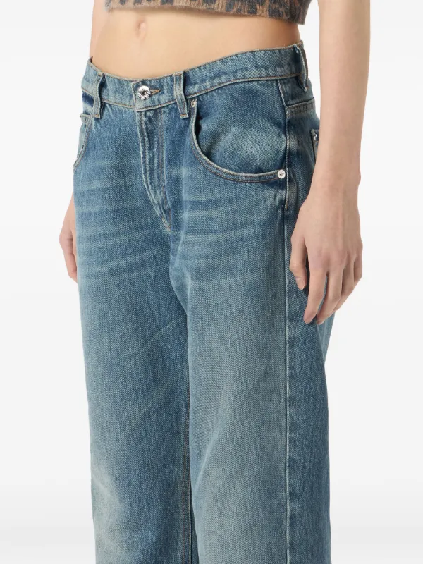 Blumarine ロゴ ジーンズ | ブルー | FARFETCH JP