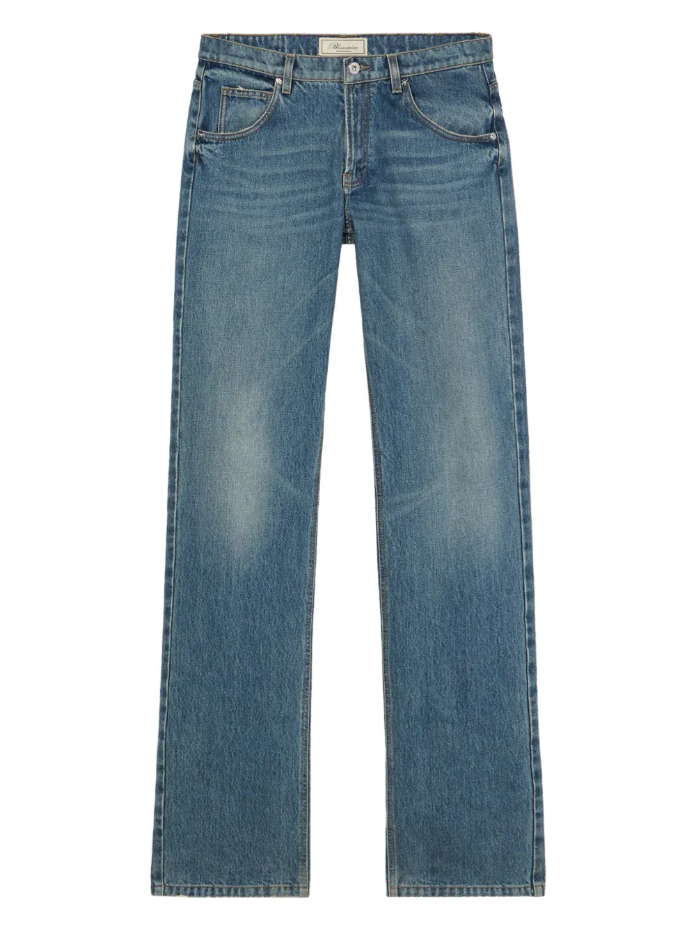 logo-print jeans