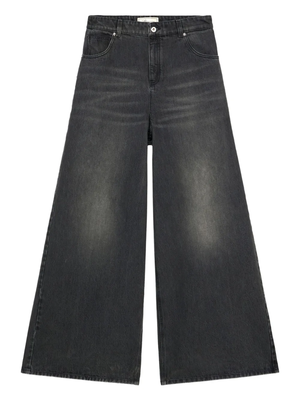Blumarine whiskering-effect jeans | Grey | Image 1