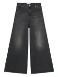 Blumarine whiskering-effect jeans - Grey