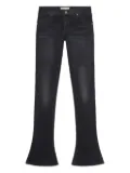 Blumarine logo-patch jeans - Black