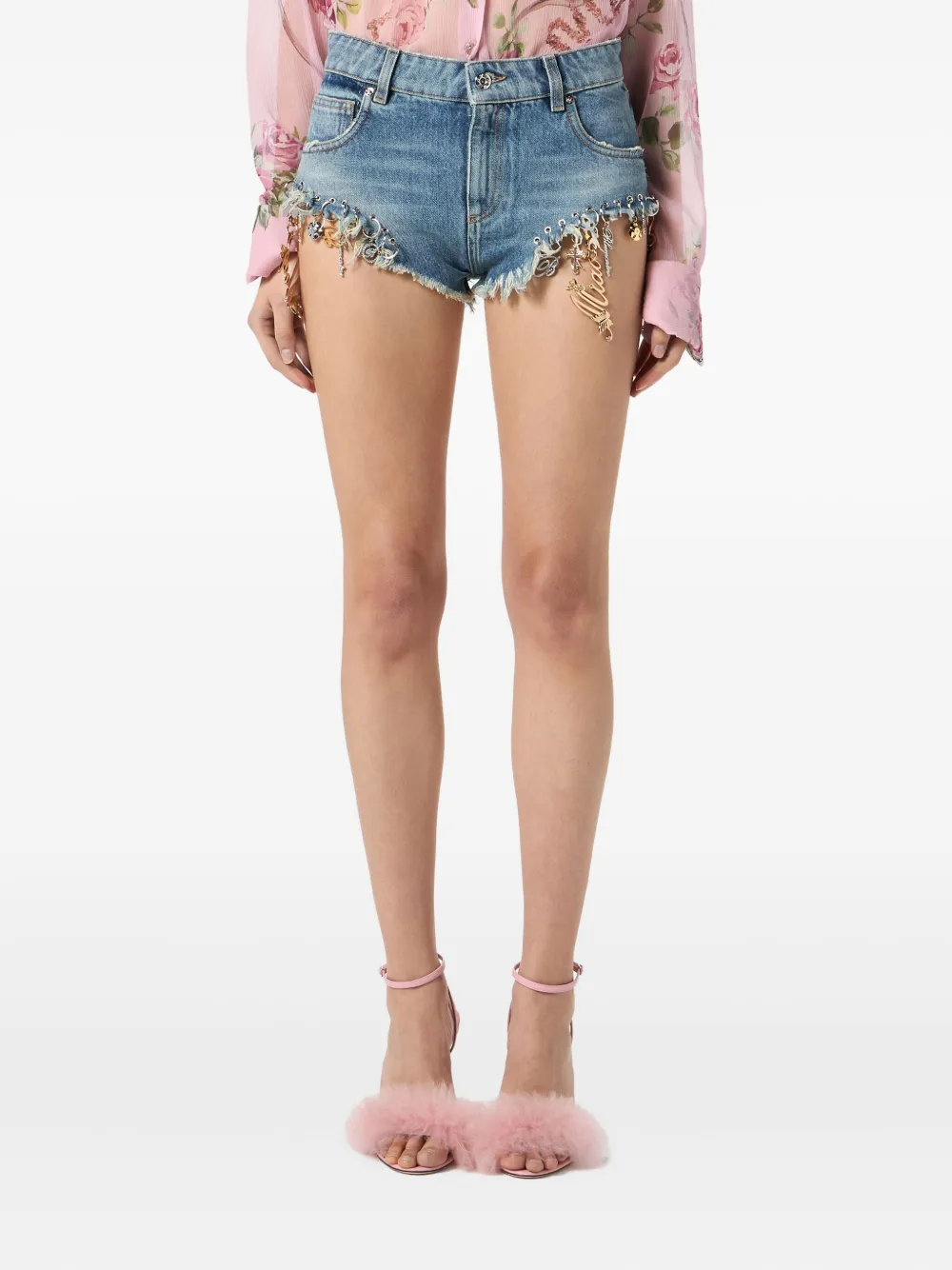 Blumarine Spijkershorts Blauw
