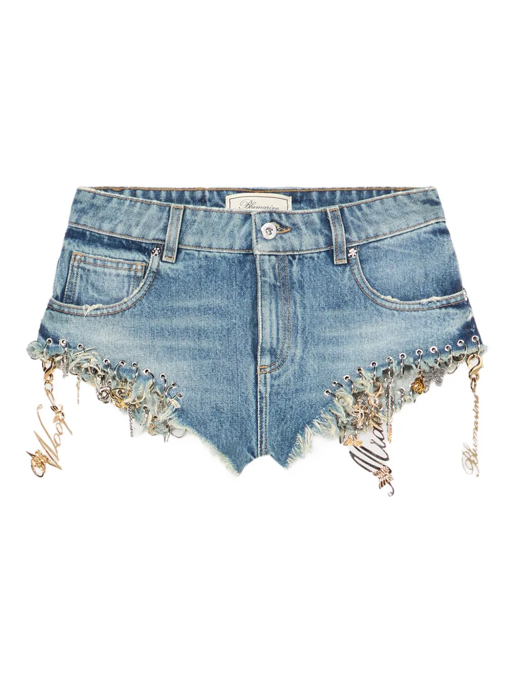 Blumarine denim mini shorts | Blue | Image 1