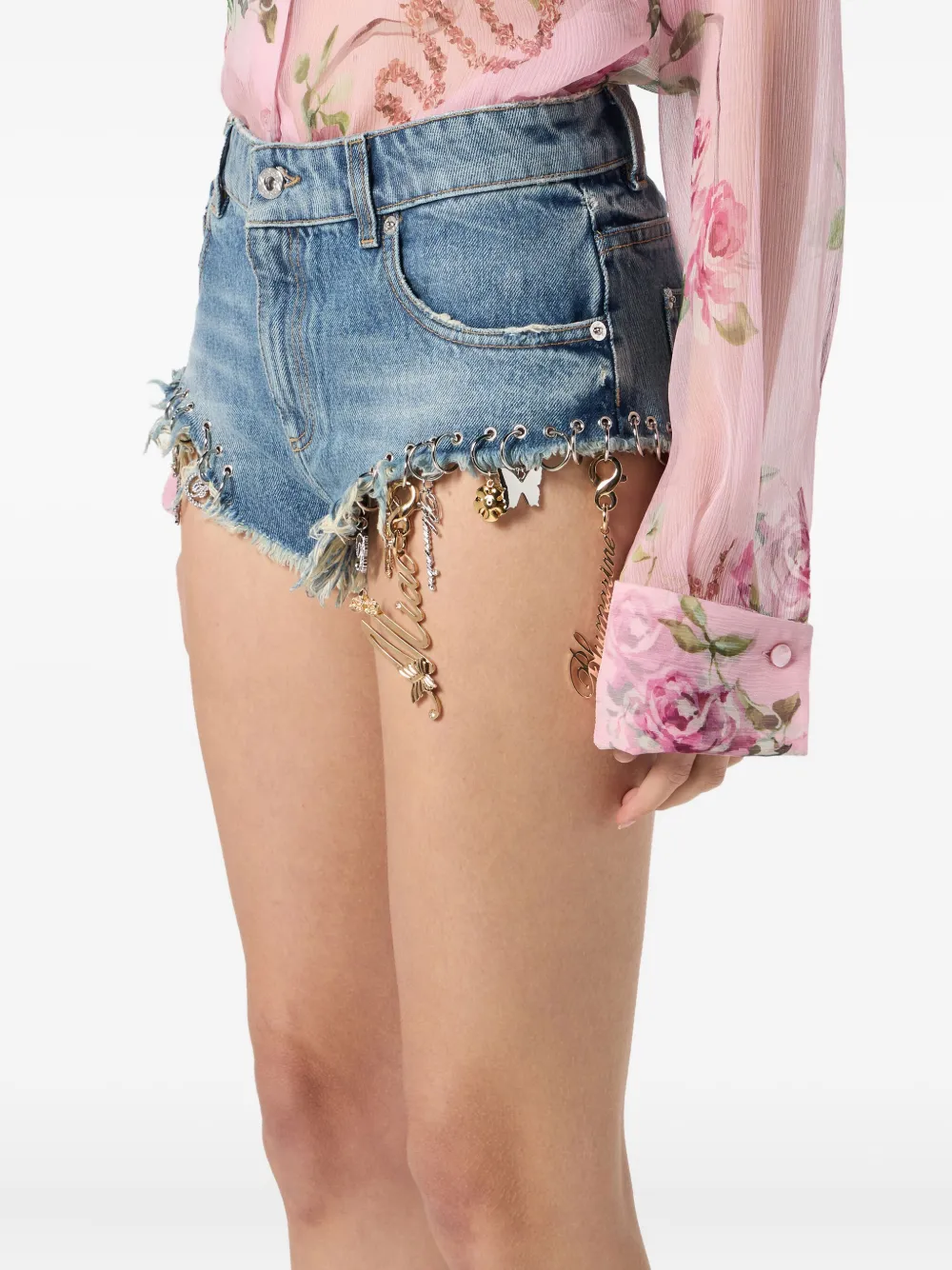 Blumarine Spijkershorts Blauw