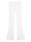 Blumarine twill trousers - White