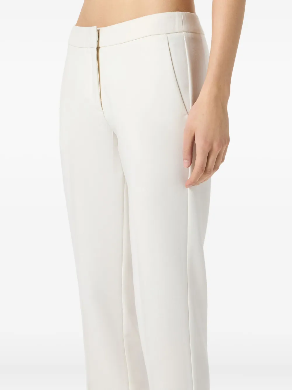 Blumarine Twill broek Wit