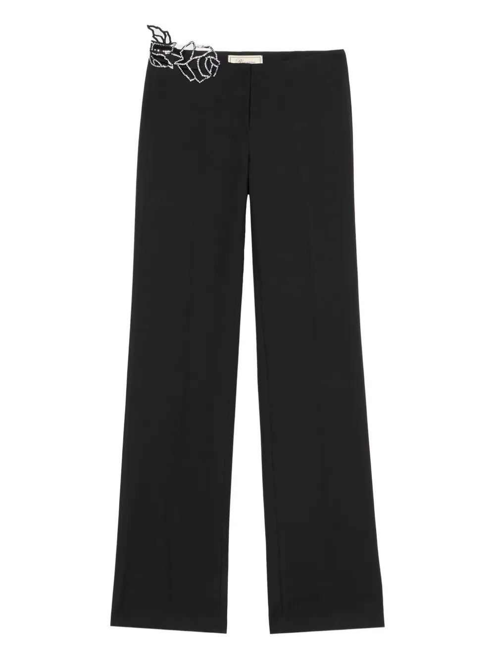 Blumarine lace-embellished trousers | Black | Image 1