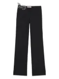 Blumarine lace-embellished trousers - Black
