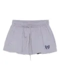 Balenciaga Laurel drawstring-waist cotton skirt - Grey