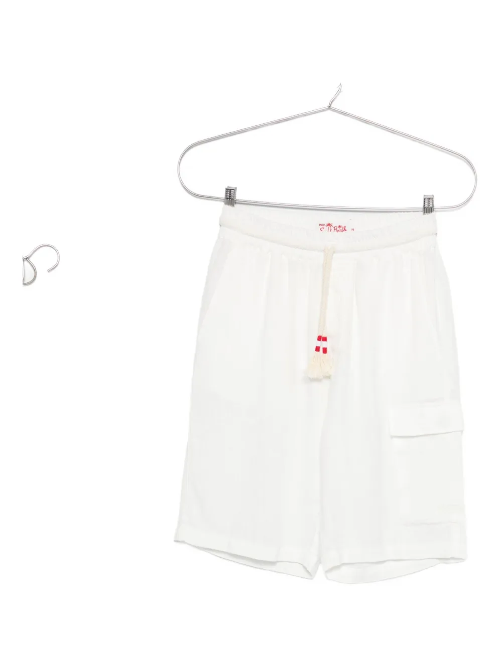 MC2 Saint Barth drawstring linen shorts Wit