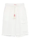 MC2 Saint Barth drawstring linen shorts - White