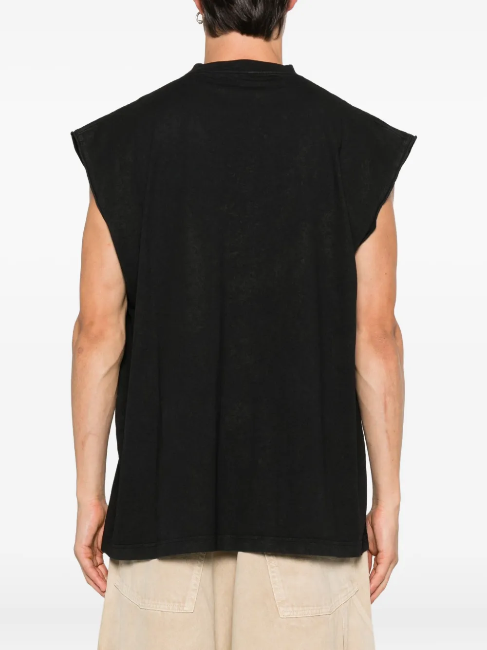 Balenciaga City of Angels mouwloze tanktop Zwart