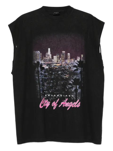 Balenciaga top sin mangas City of Angels