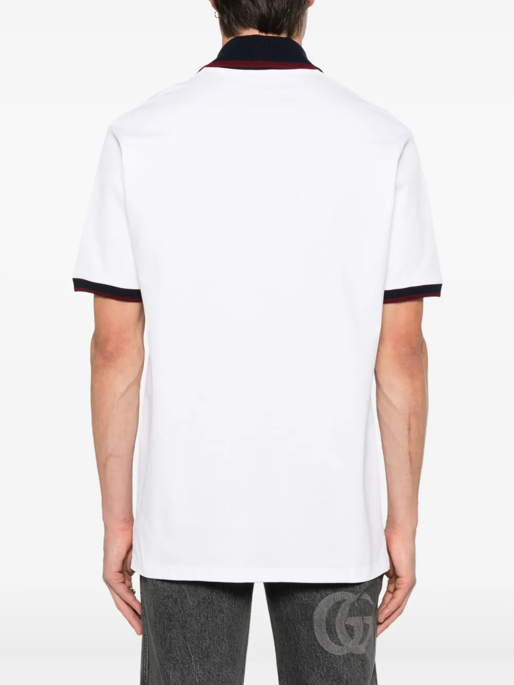 Gucci Katoenen T-shirt met polokraag Wit