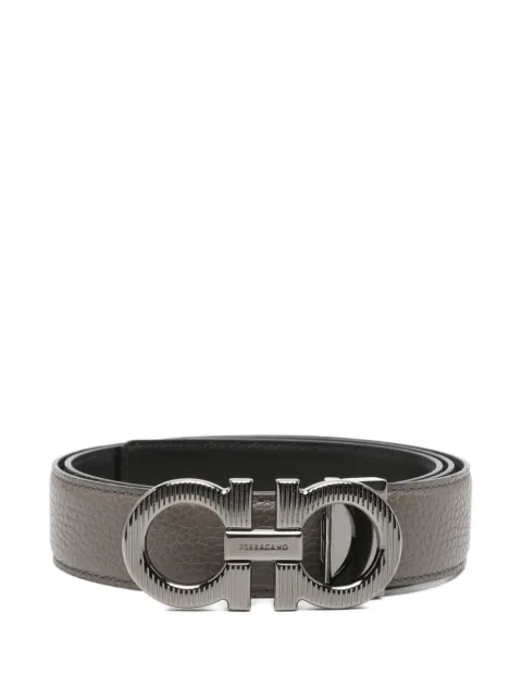 Ferragamo ceinture en cuir à boucle Gancini