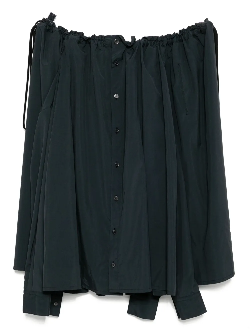 Yohji Yamamoto Gesmockte rok - Groen